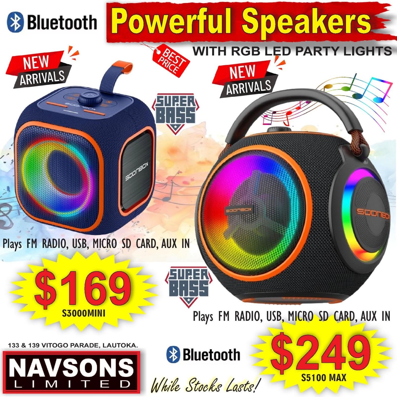 Powerful Speakers