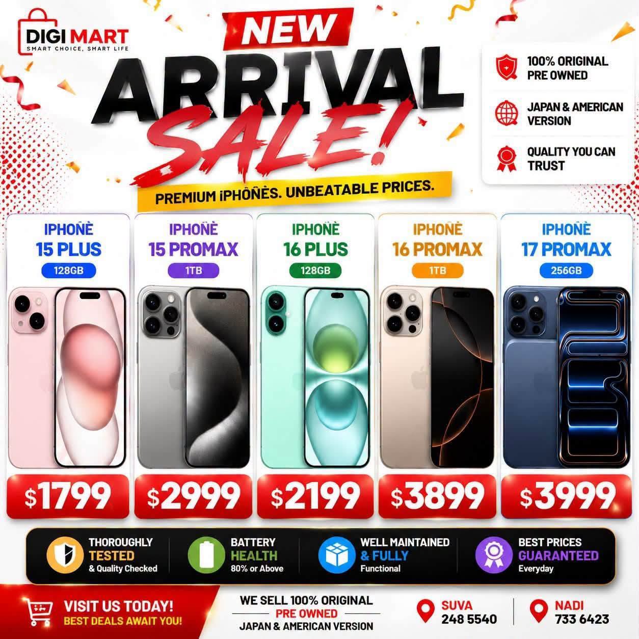 NEW ARRIVAL SALE