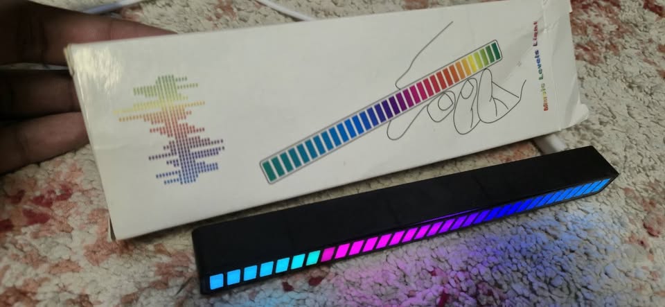 Music Level Lights & Mic For Cars Equalizer