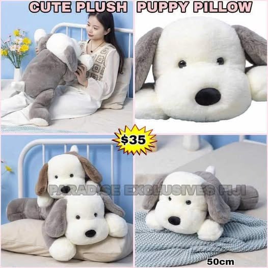 Plush Puppy Pillow