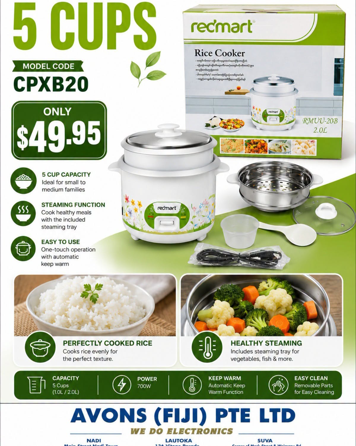 5 Cup Rice Cooker