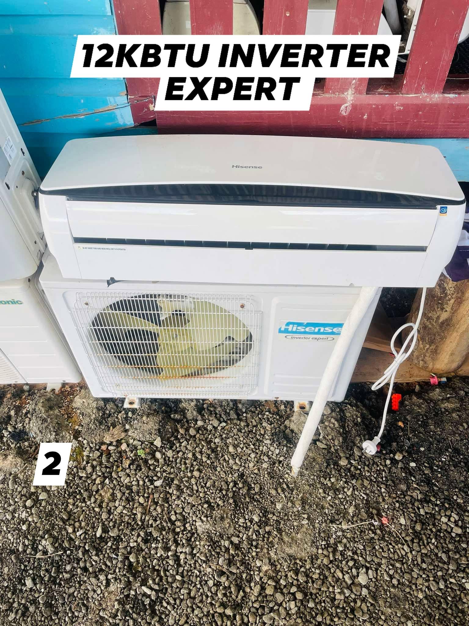 2X 12KBTU Hissense Inverter A/C