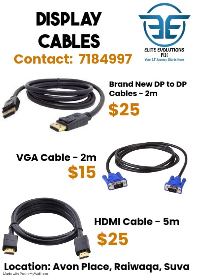 Display Cables for Sale
