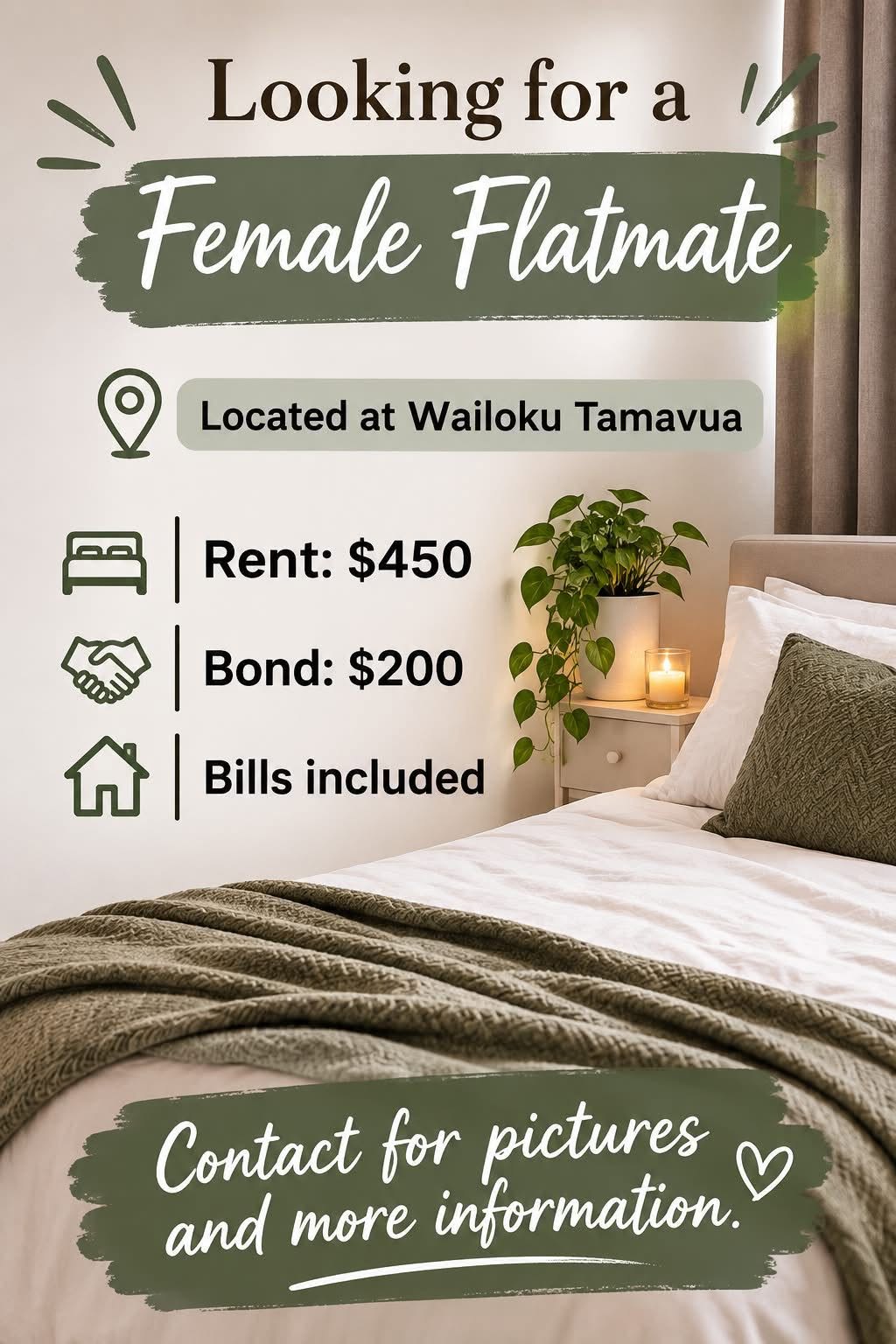 female flatmate