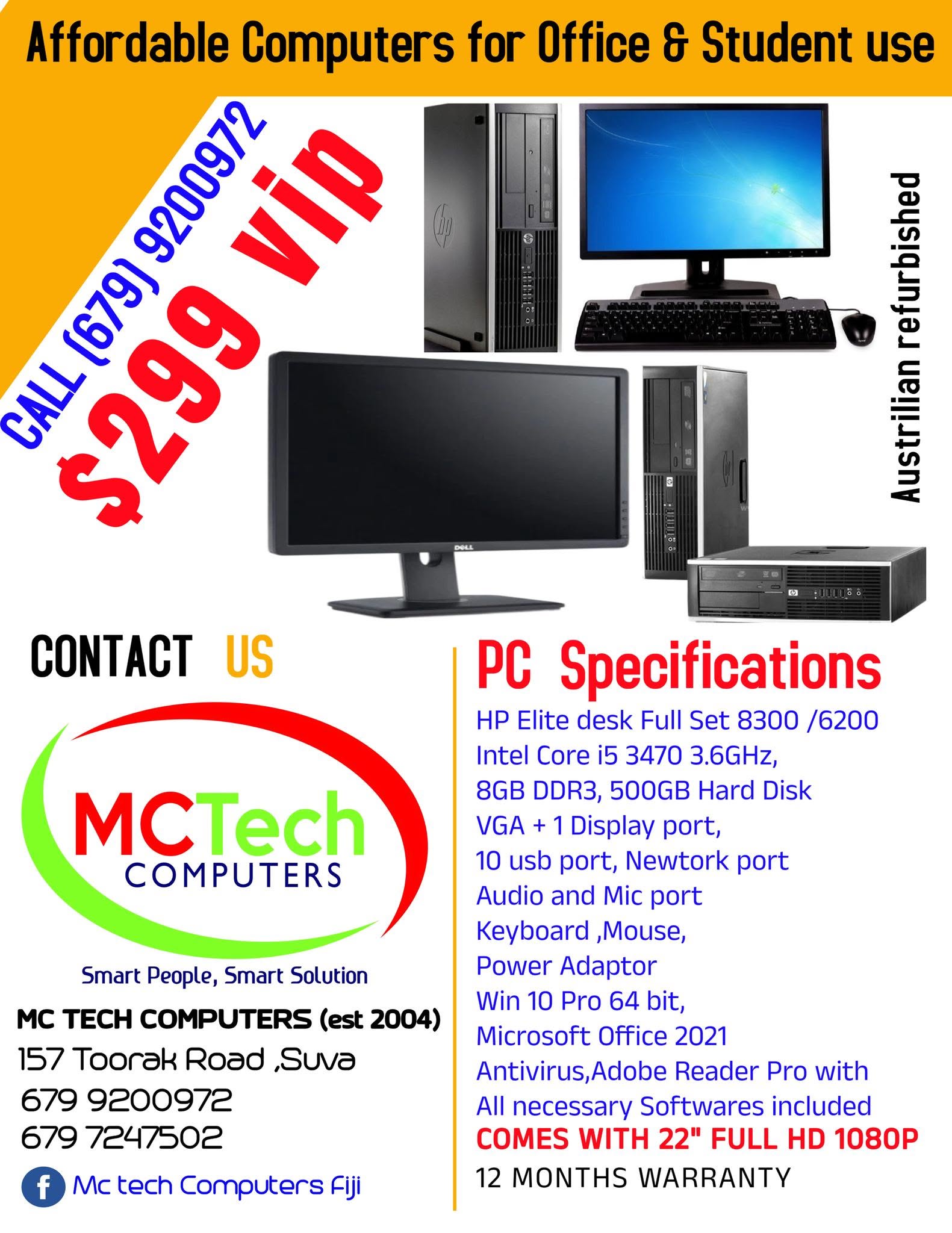Affordable Computers for Office & Students use