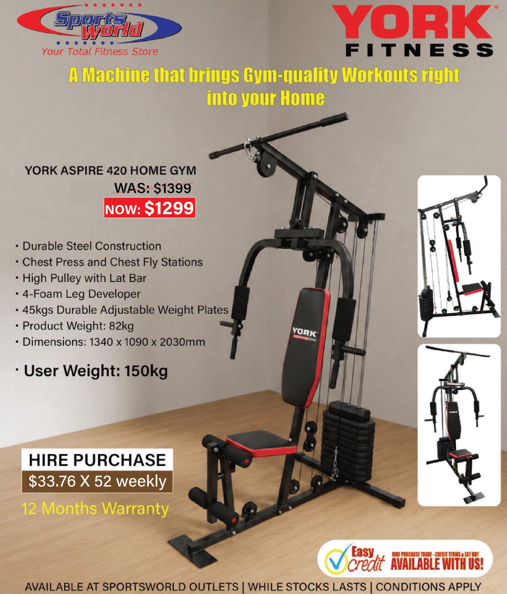 The York Aspire 420 Home Gym
