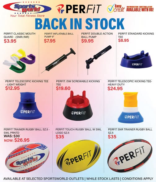 PERFIT rugby gear and accessories