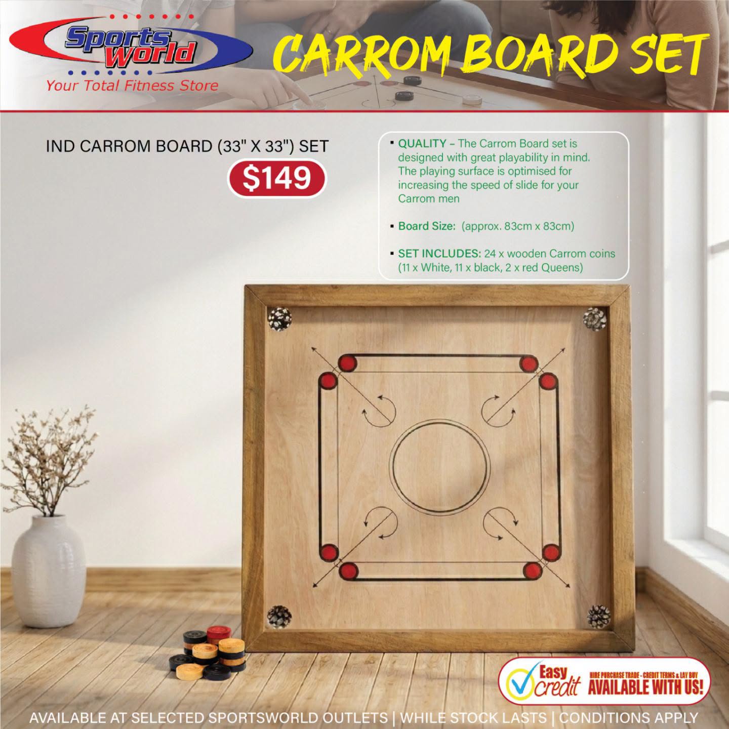 Carrom Board Set