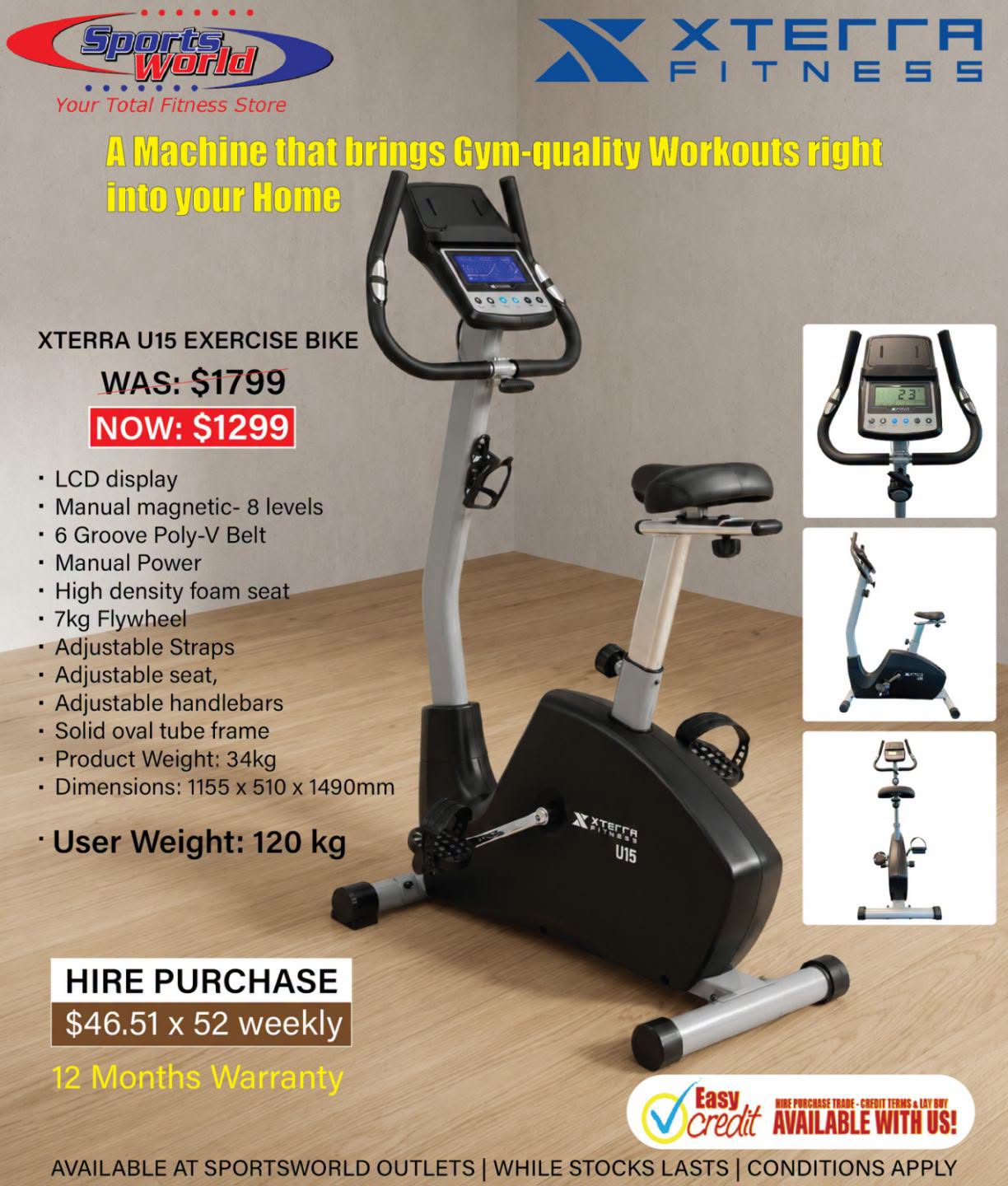 XTERRA U15 Exercise Bike