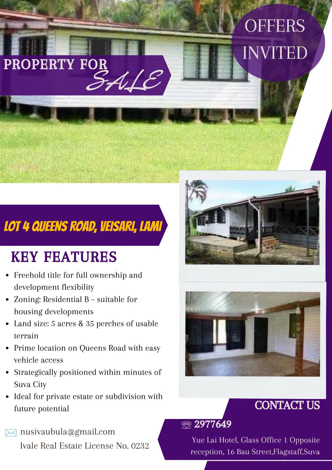 AVAILABLE PROPERTIES FOR SALE