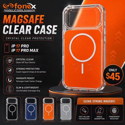 Fonex MagSafe Clear Case