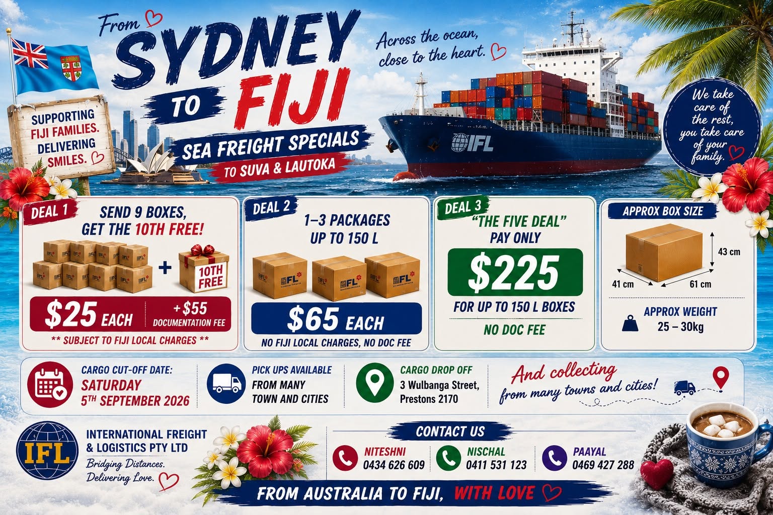 SPRING IS HERE — SEND SOME FIJI LOVE!