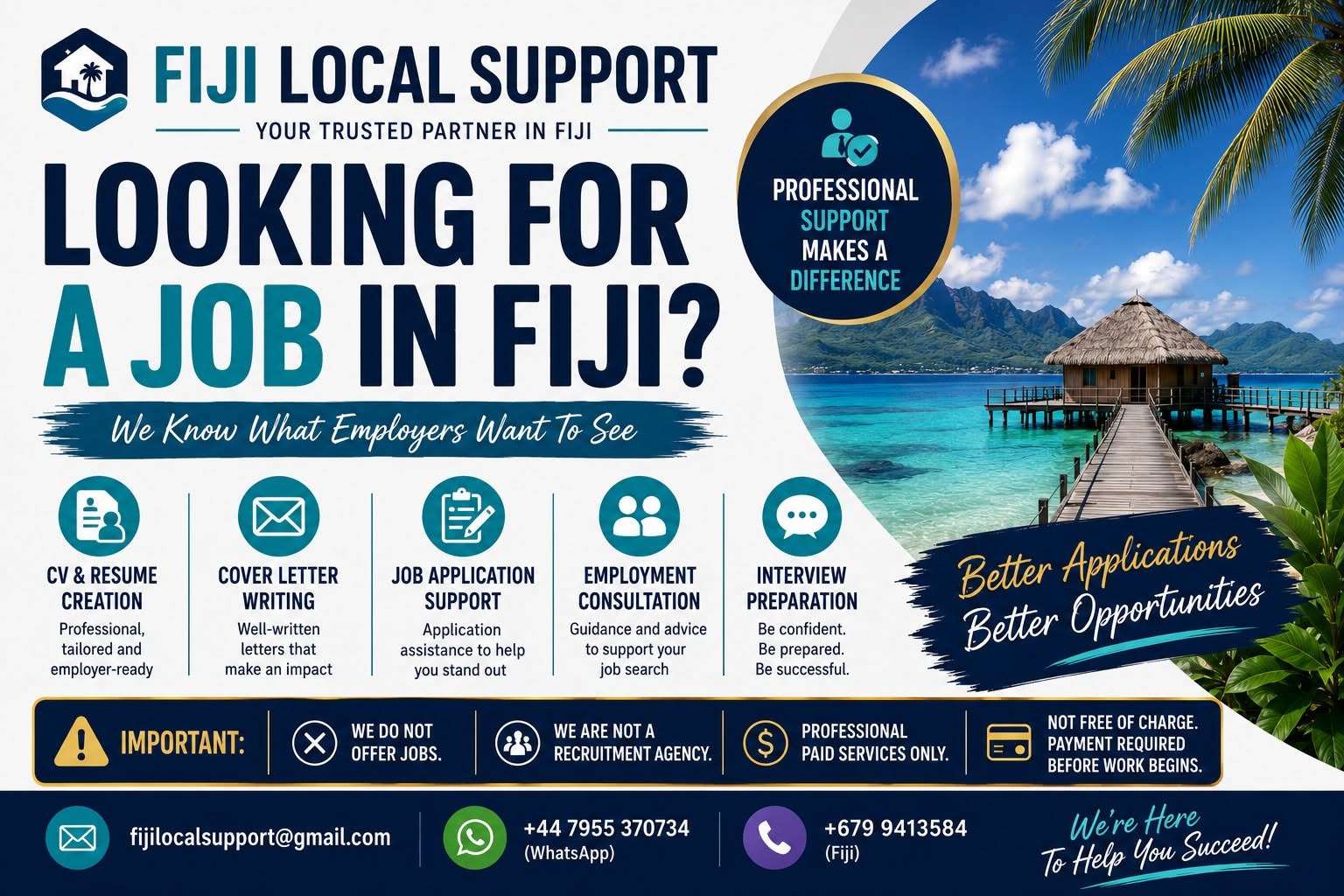 LOOKING FOR A JOB IN FIJI?